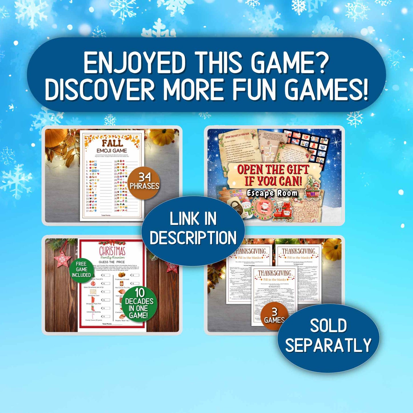 winter party games