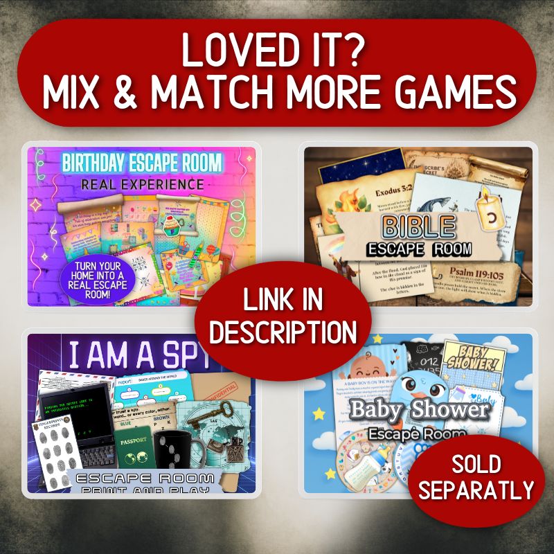 Printable Escape Room