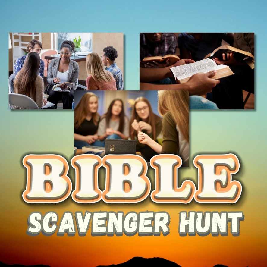 Bible scavenger hunt game