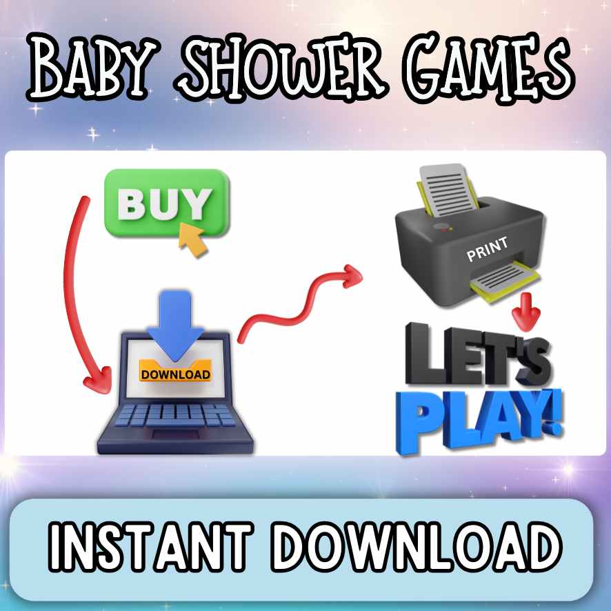 baby shower boy games printable