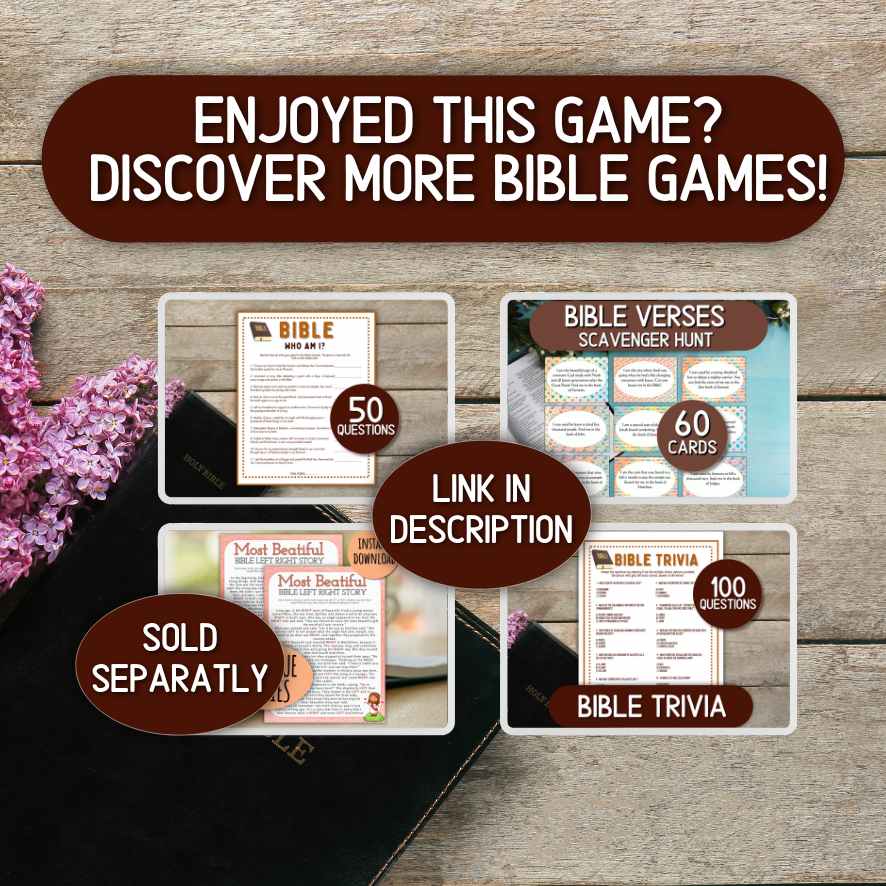biblical games for church