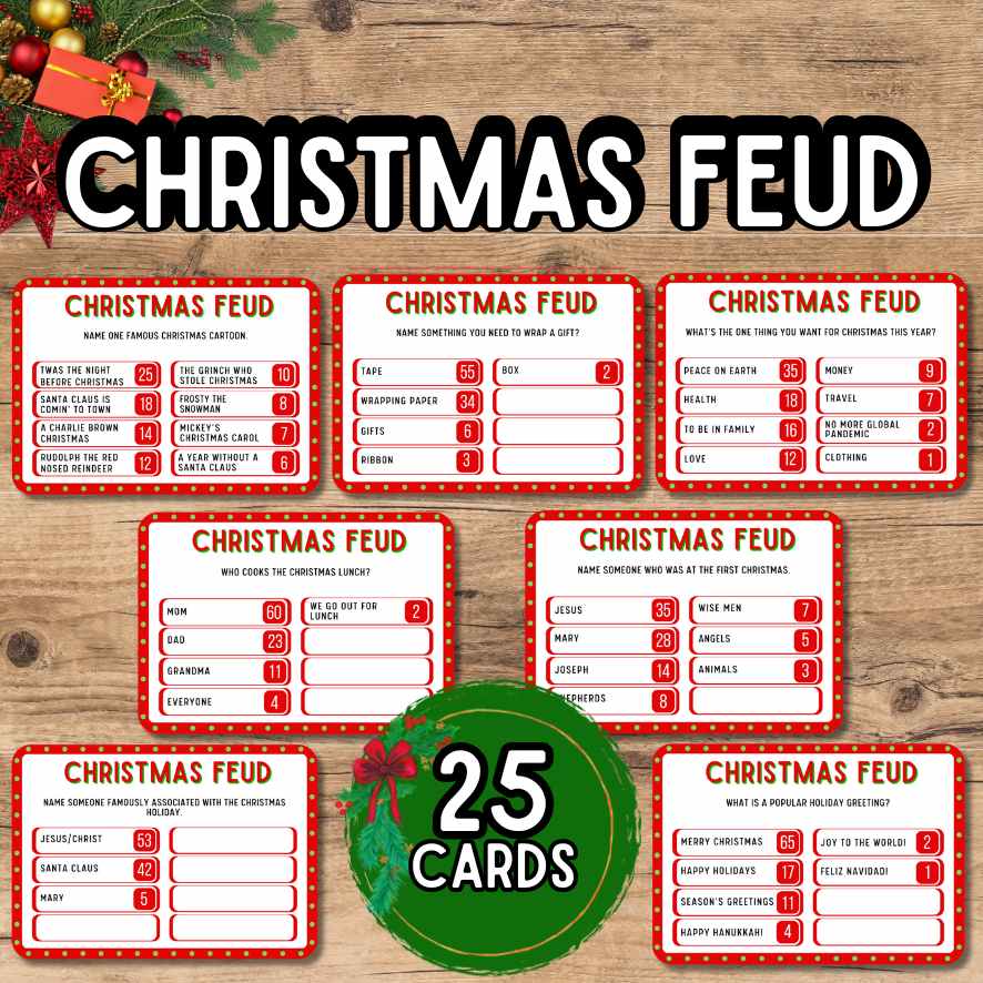 CHRISTMAS FAMILY FEUD GAME 2 – The Game Room christmas-family-feud-game-2-the-game-room