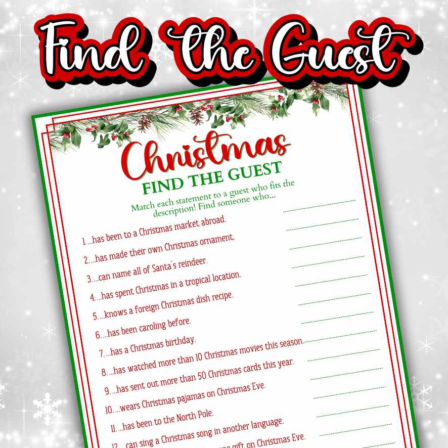 CHRISTMAS FIND THE GUEST PRINTABLE The Game Room christmas-find-the-guest-printable-the-game-room