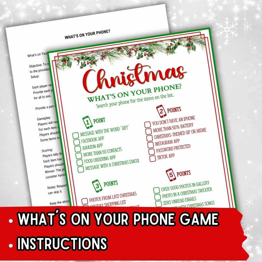 Christmas Icebreaker Game
