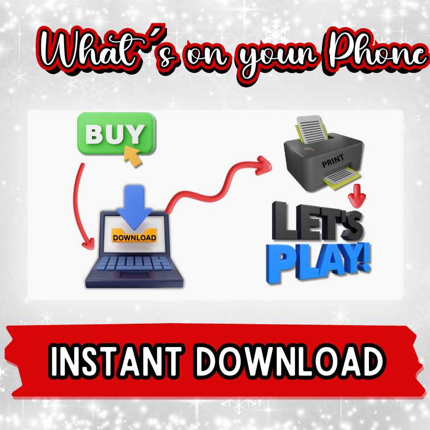 Printable Christmas Game