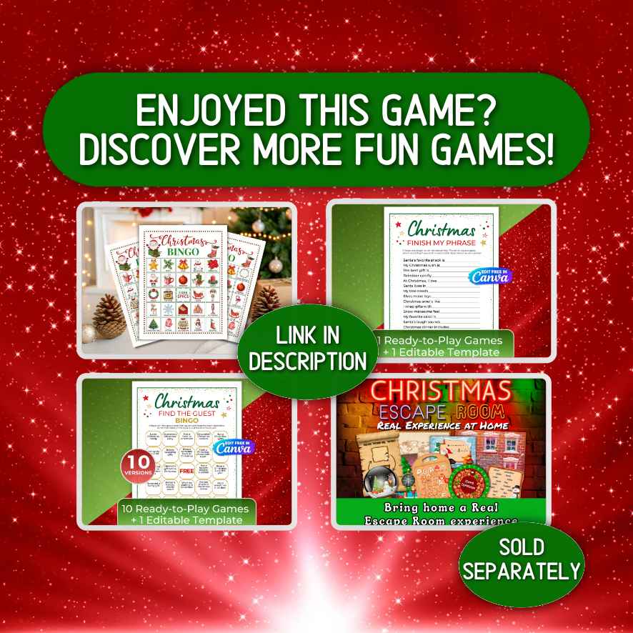 Printable Christmas Games