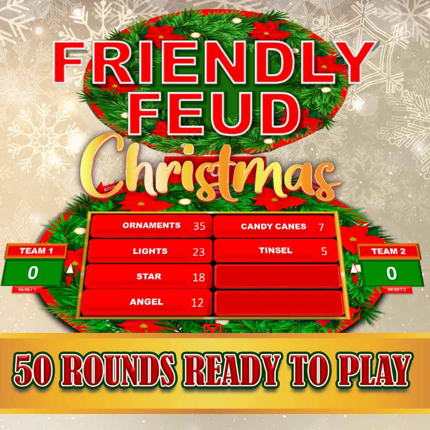 CHRISTMAS GAME 🎄 FAMILY FRIENDLY FEUD – The Game Room