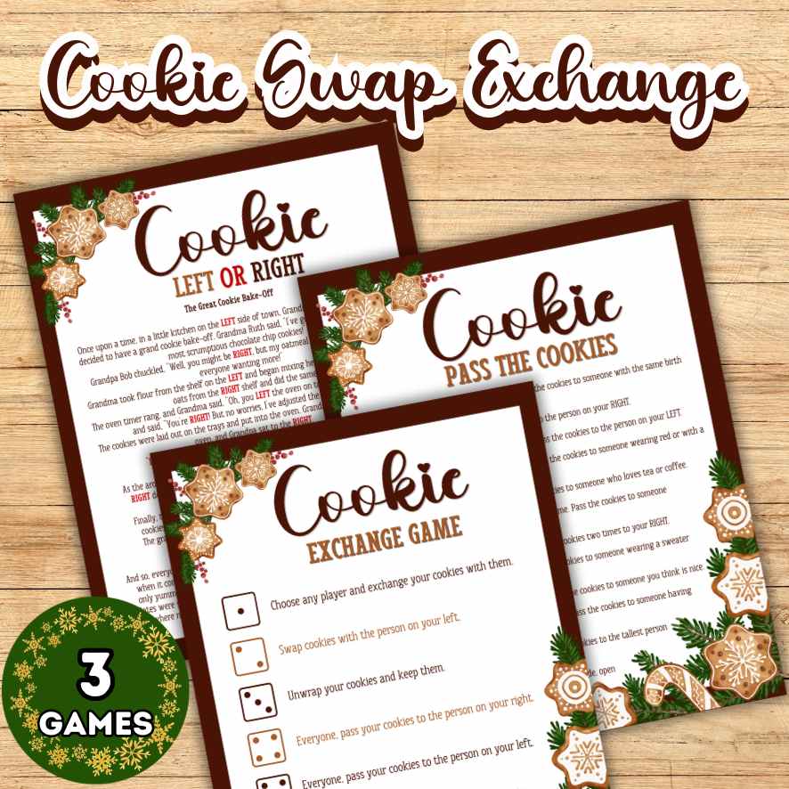 CHRISTMAS COOKIE GAME GIFT EXCHANGE – The Game Room christmas-cookie-game-gift-exchange-the-game-room