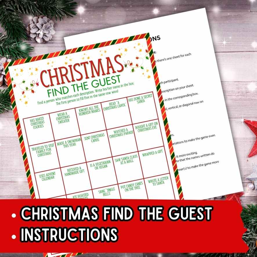 Find the Guest Bingo