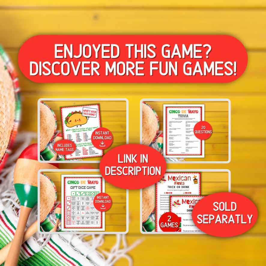 mexican games for cinco de mayo