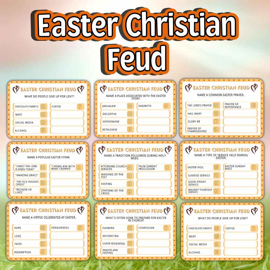 printable christian easter games