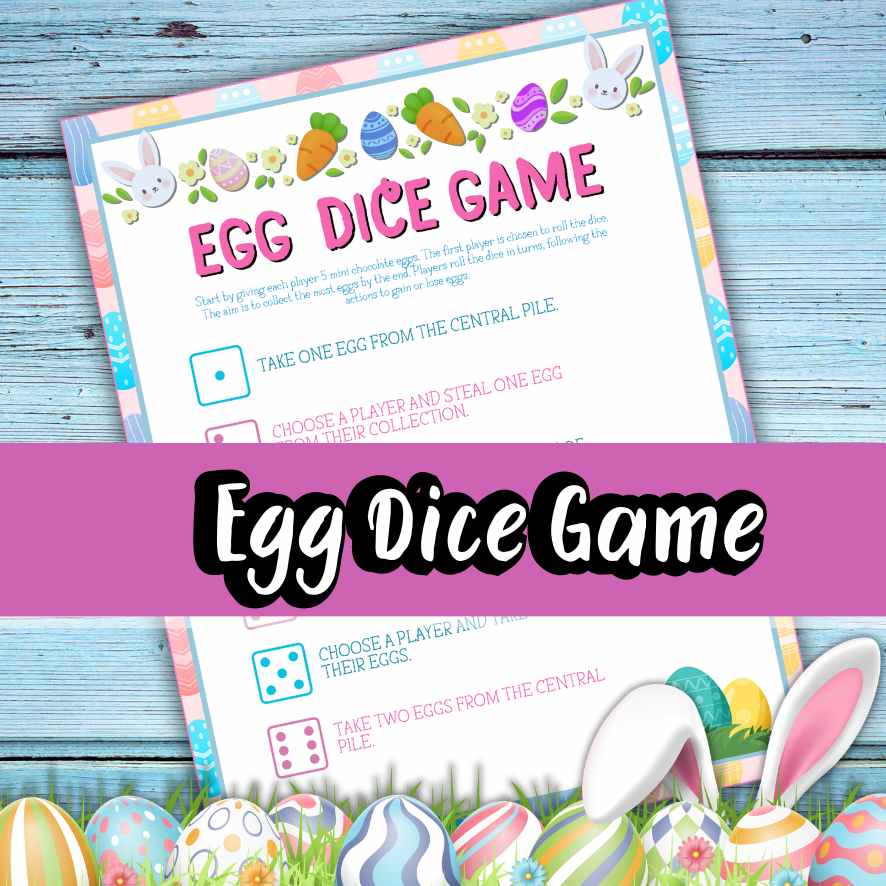 easter egg dice game