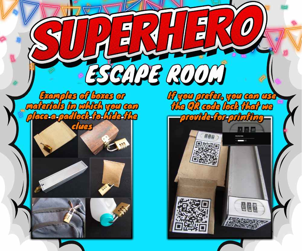 superhero escape room