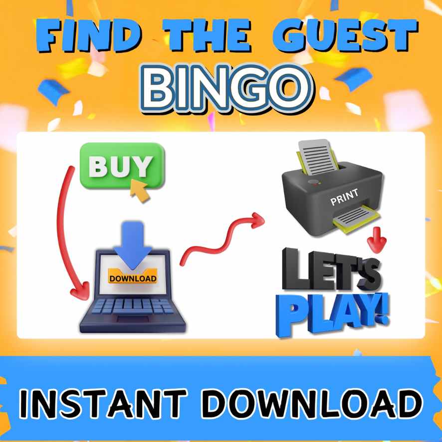 find the guest bingo printable