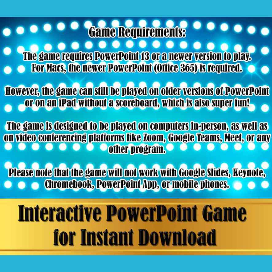 Powerpoint game show