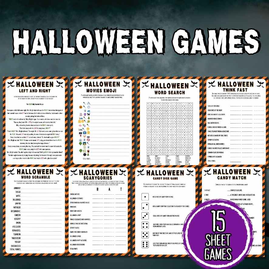 HALLOWEEN GAMES TEENS AND ADULTS PRINTABLE GAMES – The Game Room halloween-games-teens-and-adults-printable-games-the-game-room