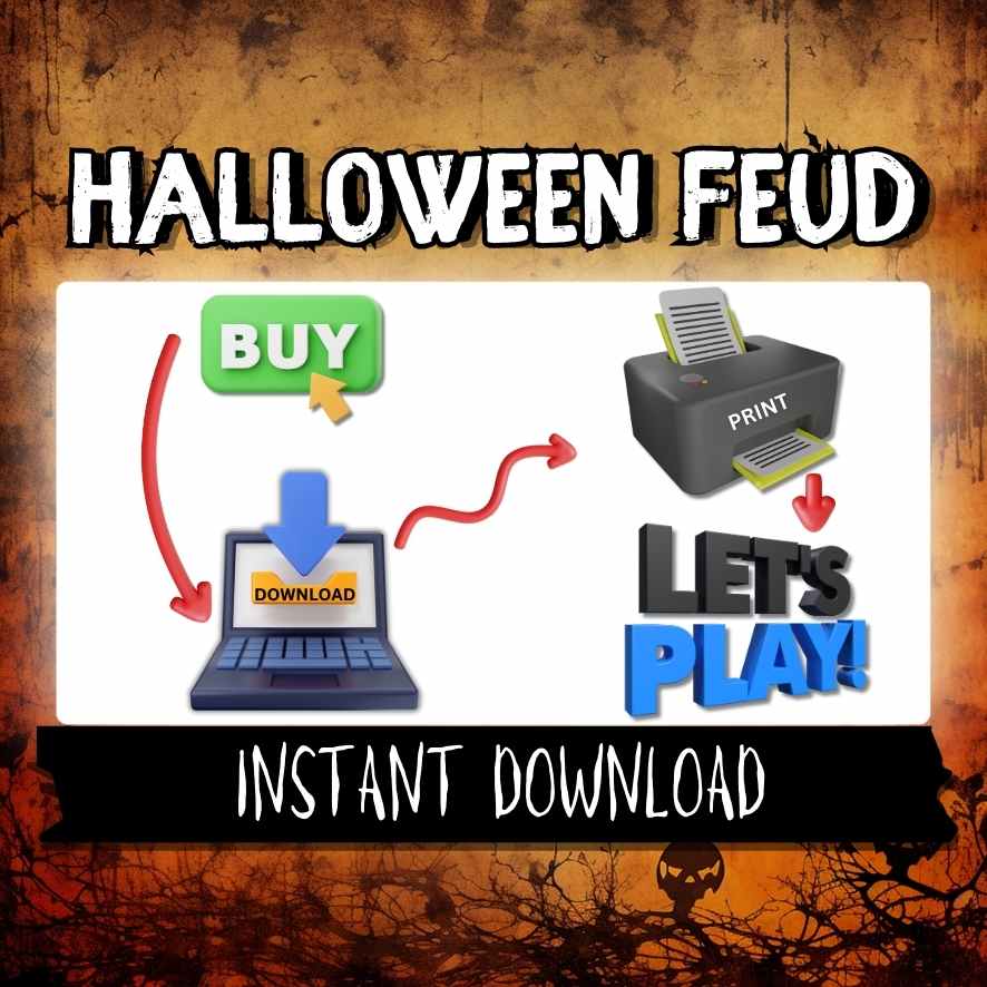 Instant Download Halloween Games