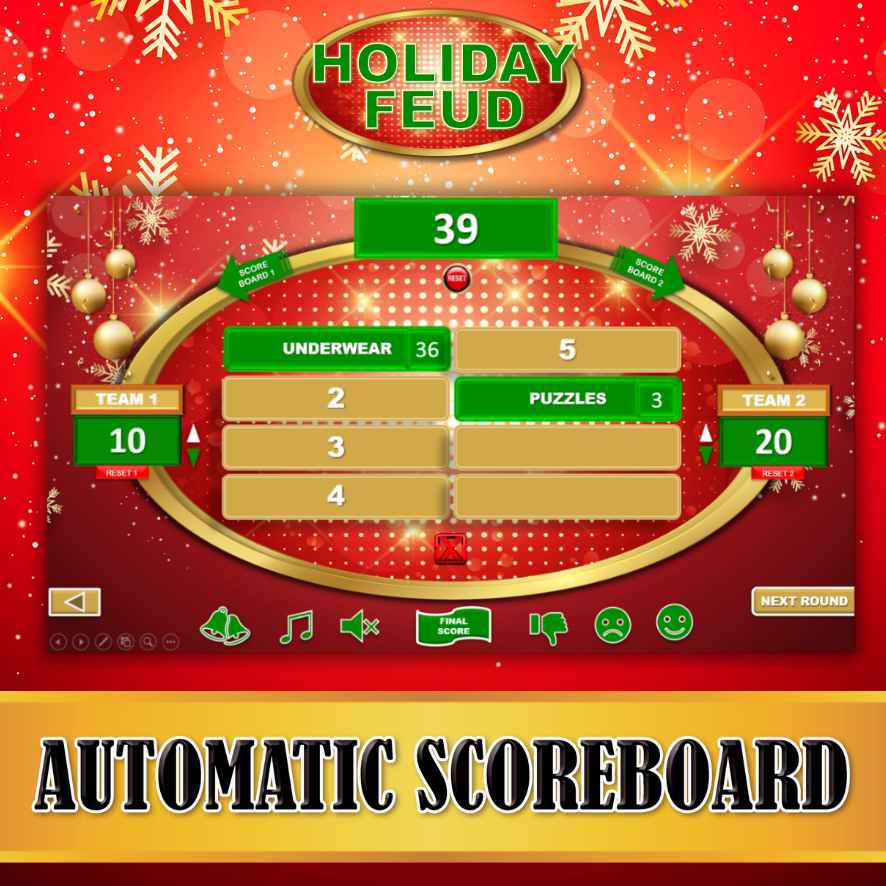 HOLIDAY  FEUD  FAMILY FRIENDLY GAME