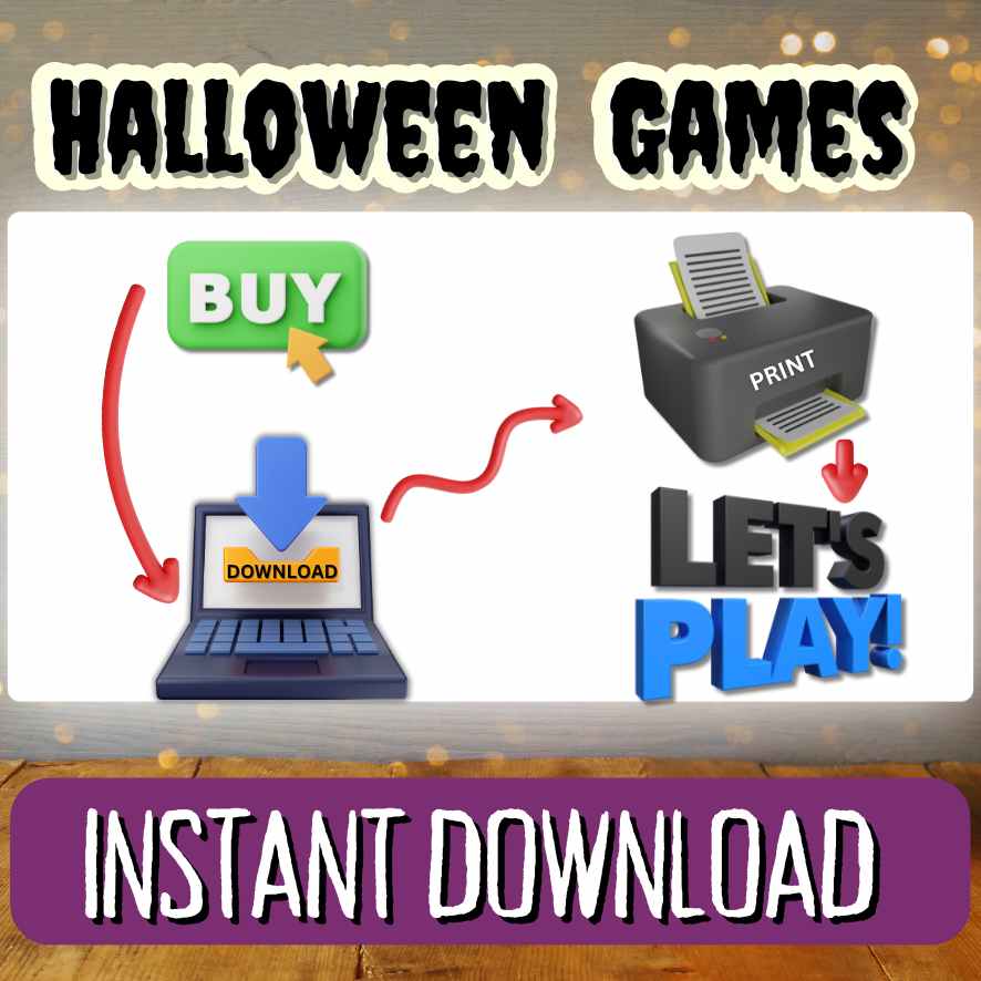 Halloween Printable Games