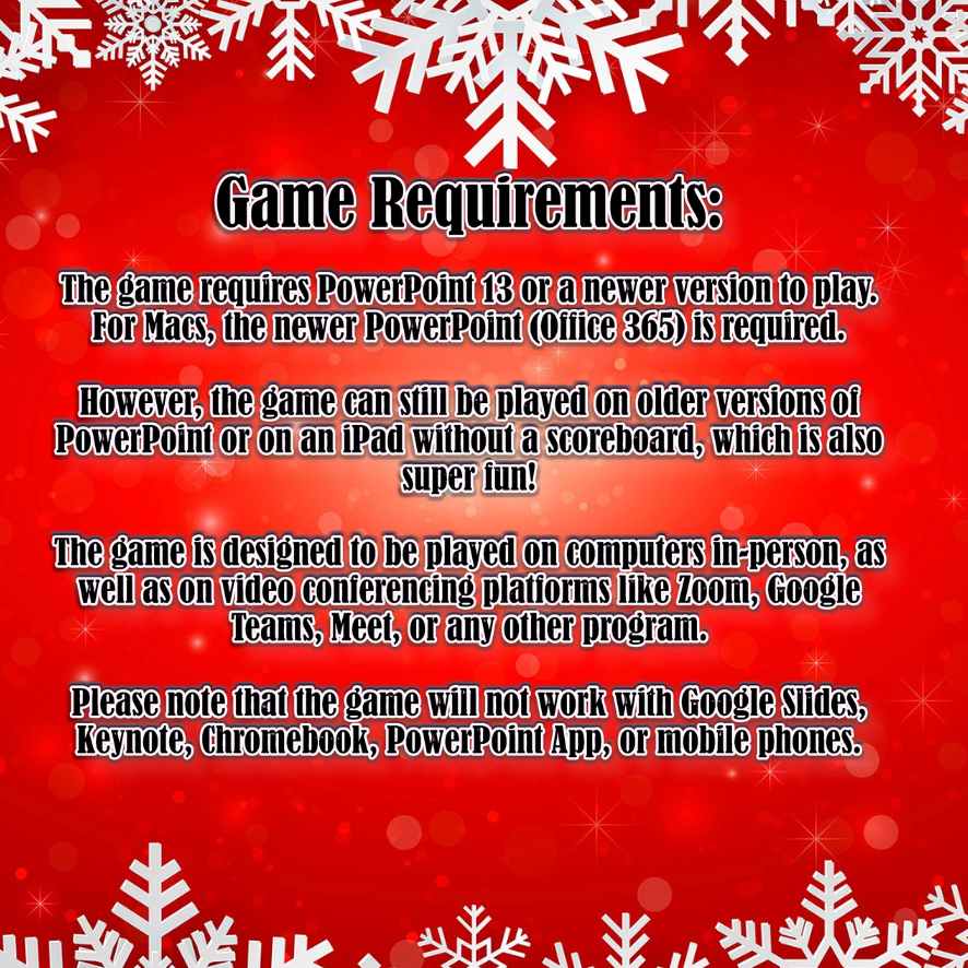christmas game for group