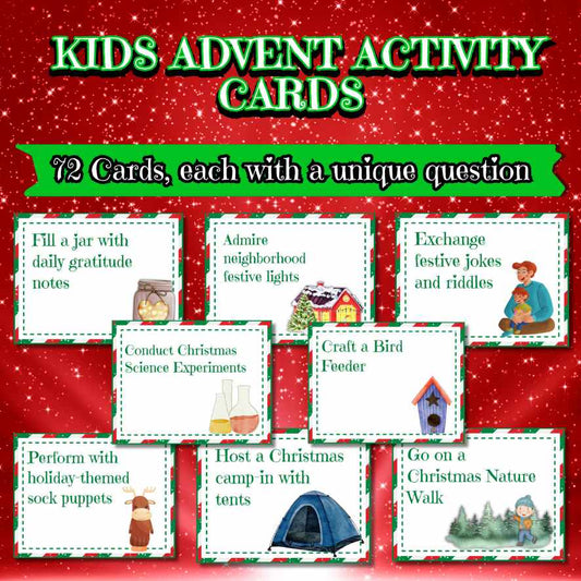 Kids Advent Cards