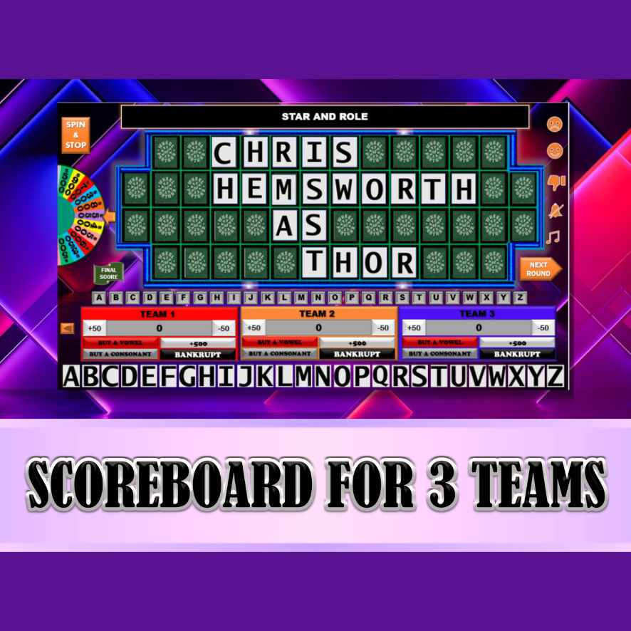 wheel fortune powerpoint game