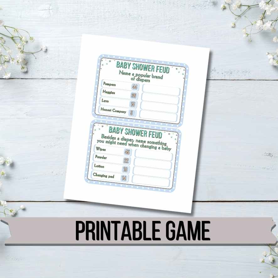 Baby Shower Party Game