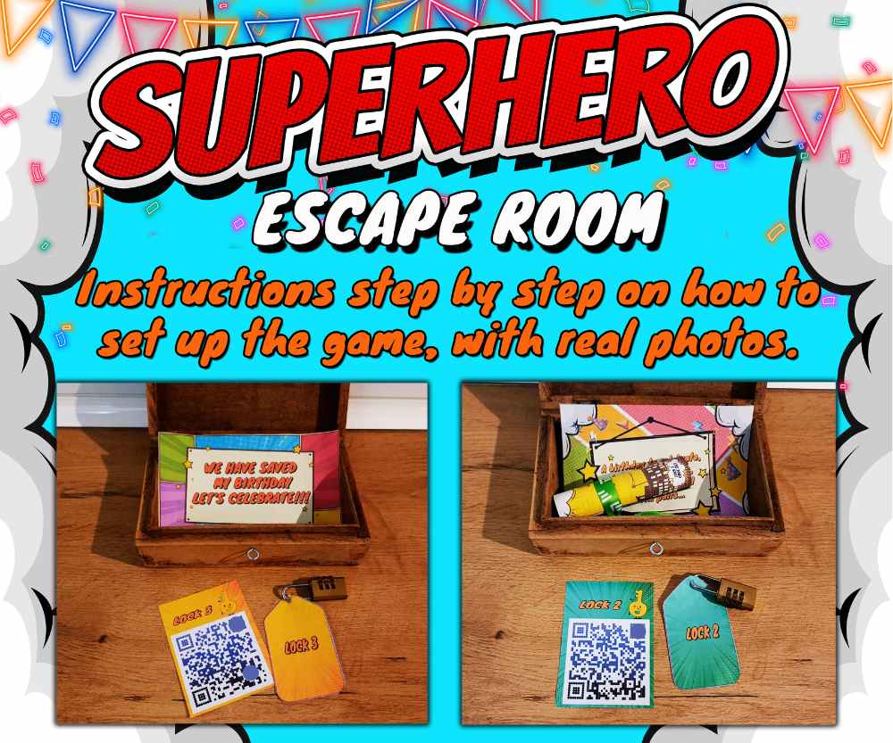 superhero escape room ideas
