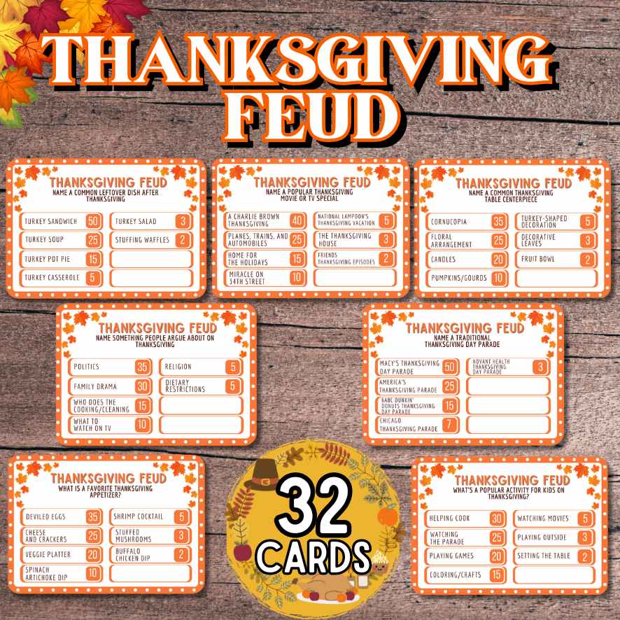 Thanksgiving holiday games