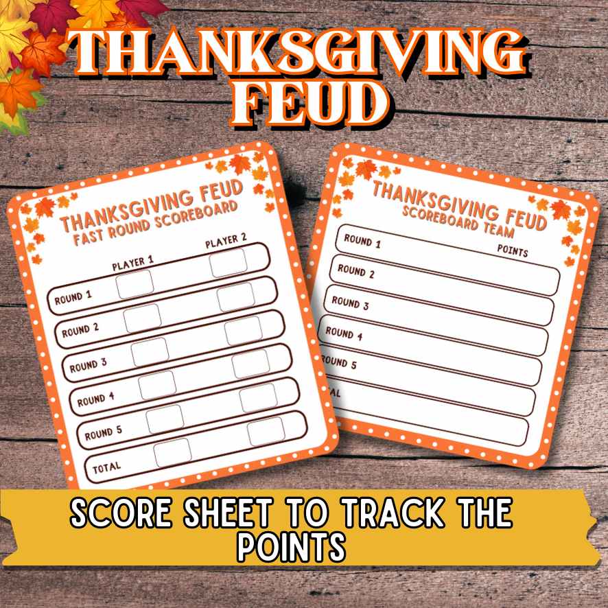 thanksgiving activity