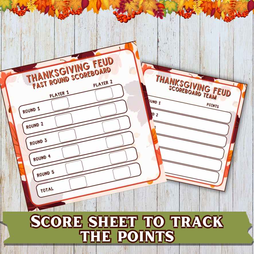 thanksgiving games for adults