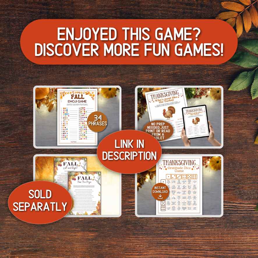 fall party game