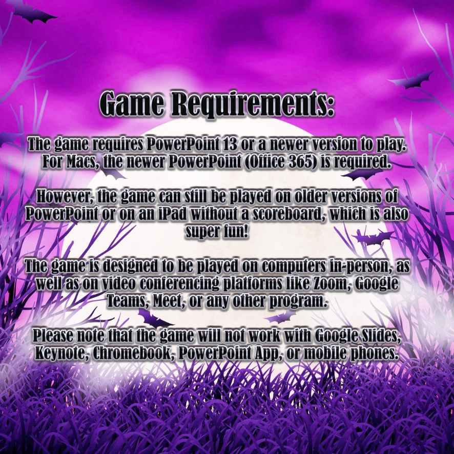 Halloween Game Night