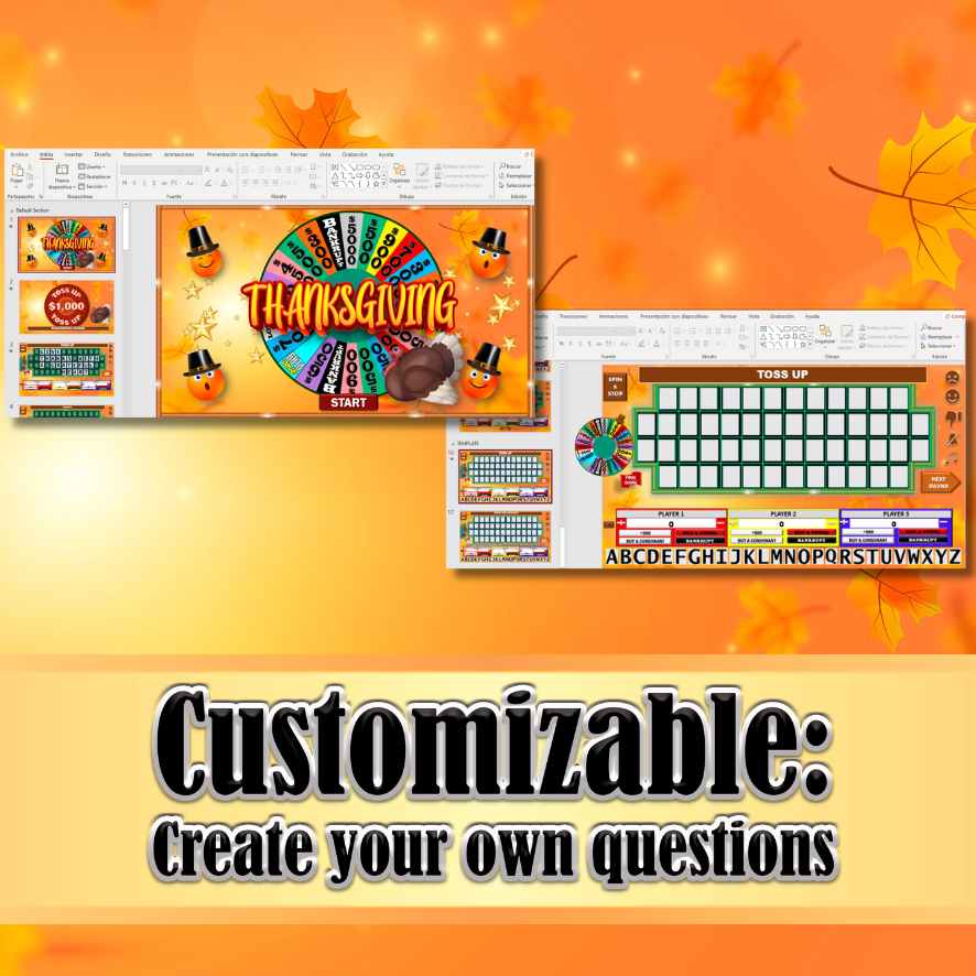 Instant Download Thanksgiving games