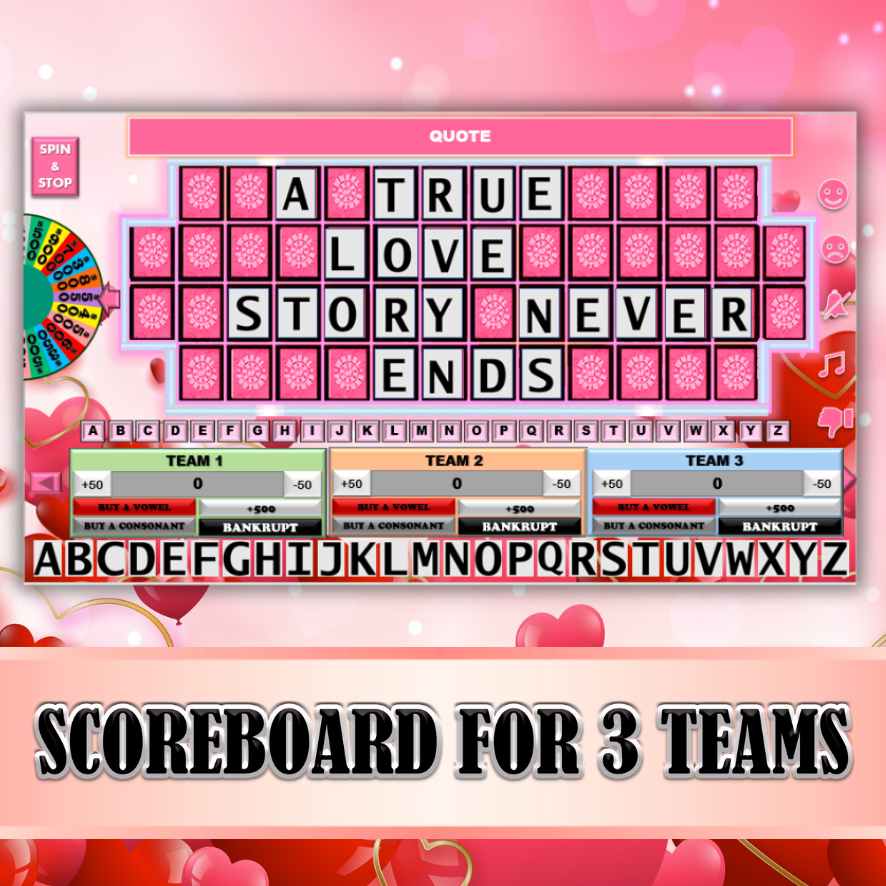 wheel fortune powerpoint game