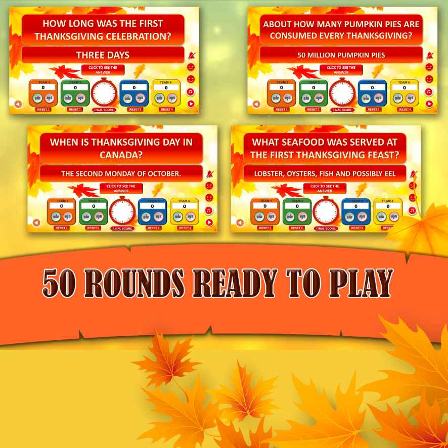 thanksgiving games for party
