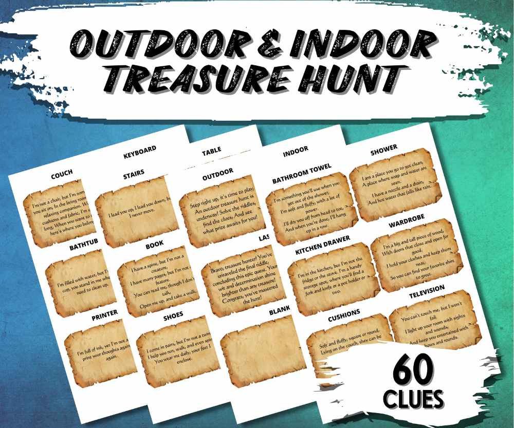 scavenger hunt ideas outside