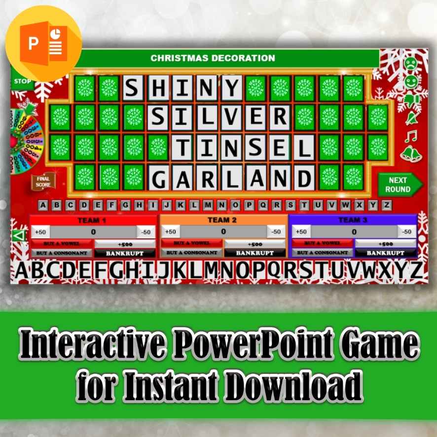 wheel of fortune powerpoint template