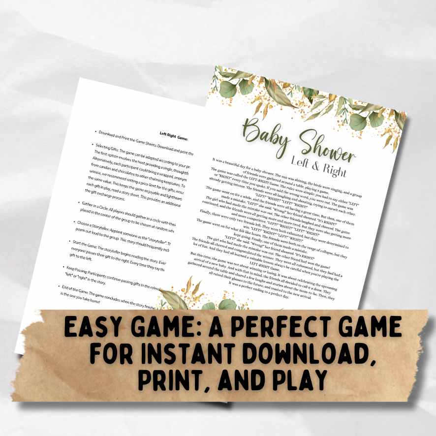 funny games to play at baby shower