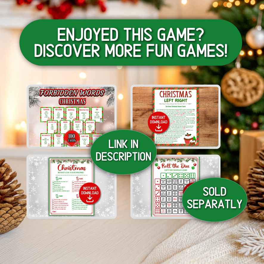 Printable Xmas Game