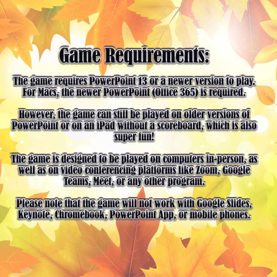 fun family thanksgiving game