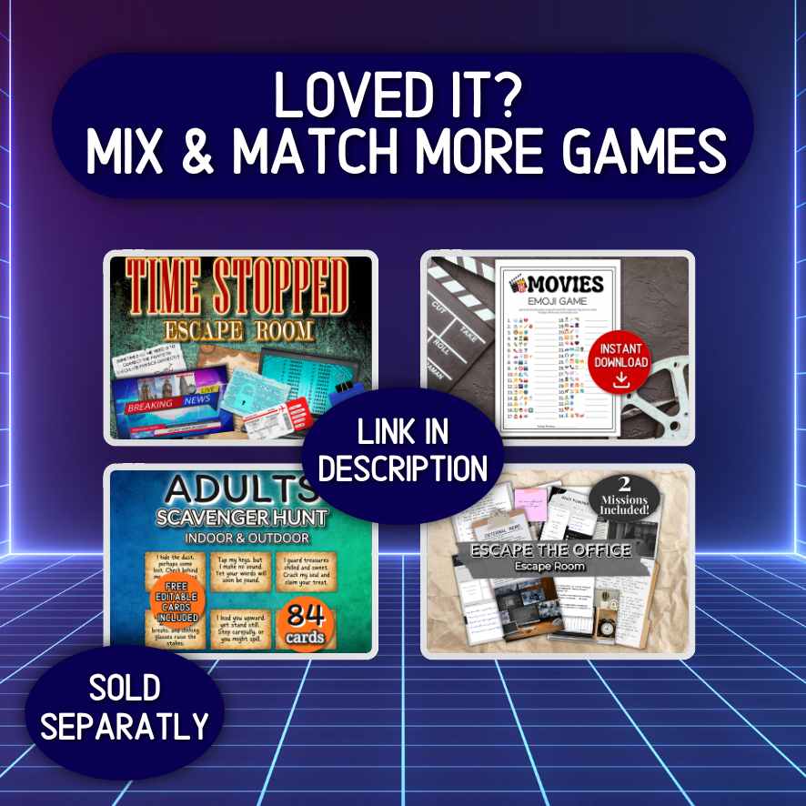 escape room at home kit