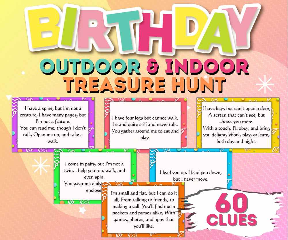 Indoor treasure hunt