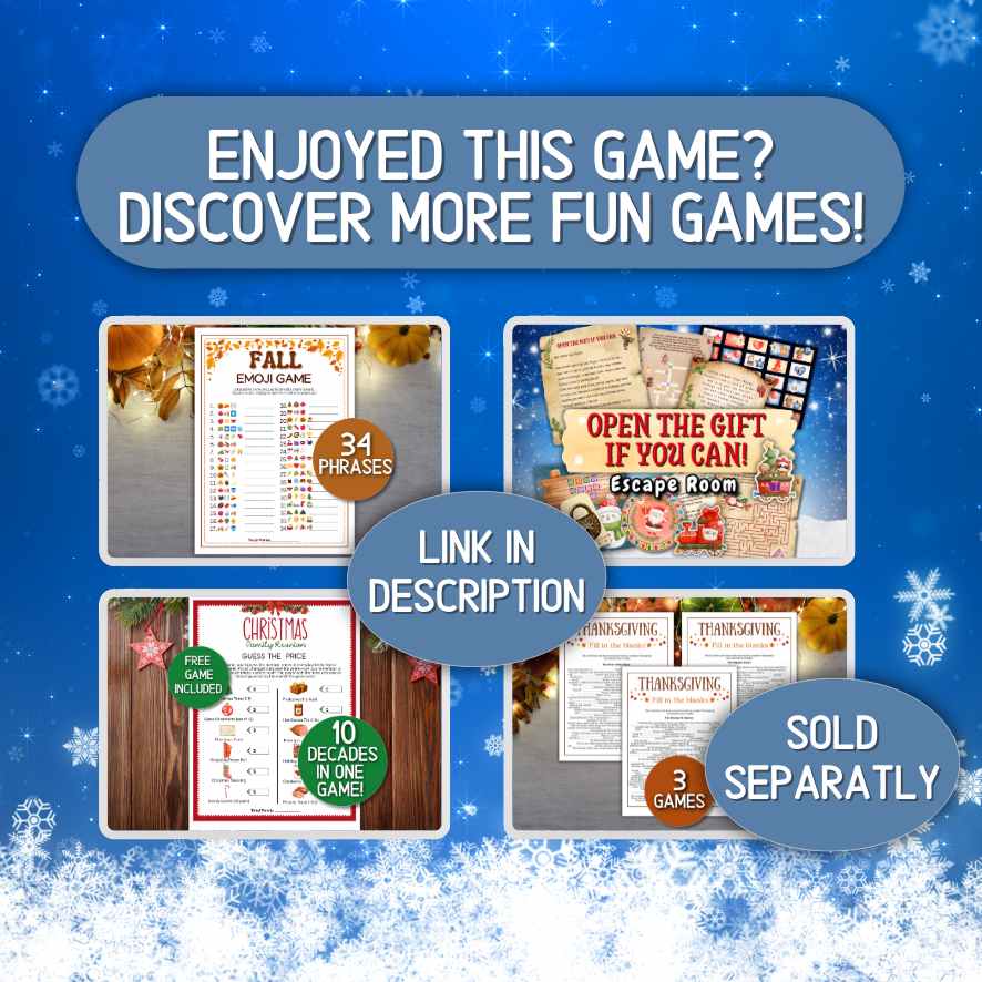 winter party games