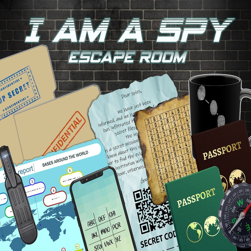 SPY ESCAPE ROOM - PRINT AND PLAY - The Game Room