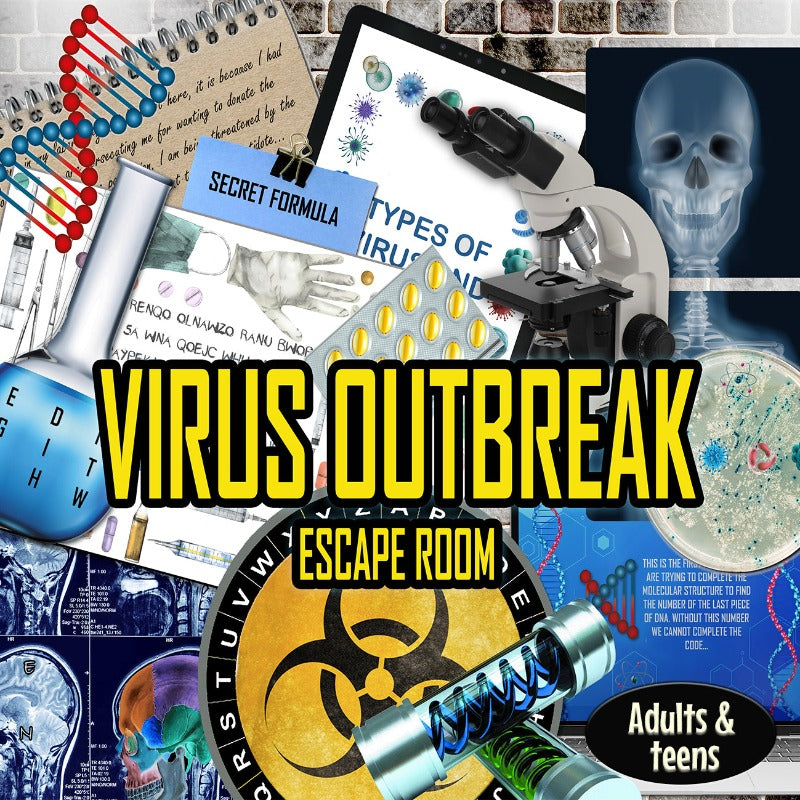 VIRUS ESCAPE ROOM - PRINT AND PLAY - The Game Room