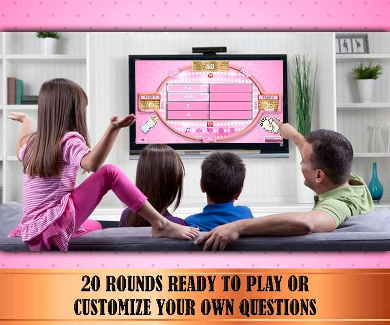 BABY SHOWER GIRL FRIENDLY FEUD
