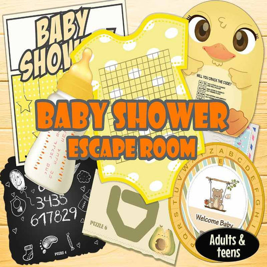 baby shower escape room