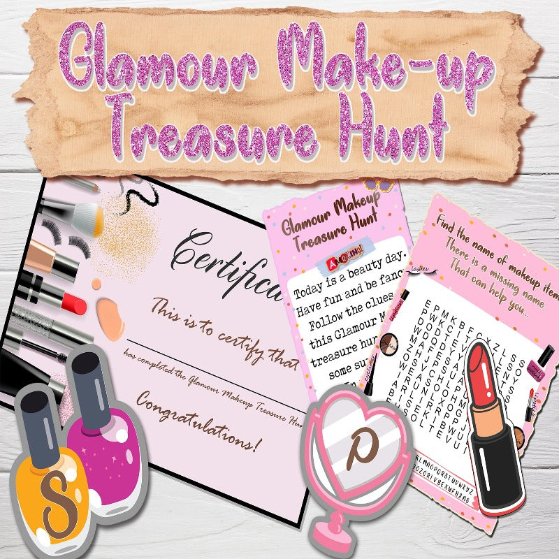 GLAMOUR MAKE-UP TREASURE HUNT FOR KIDS - SPA KIDS GAME