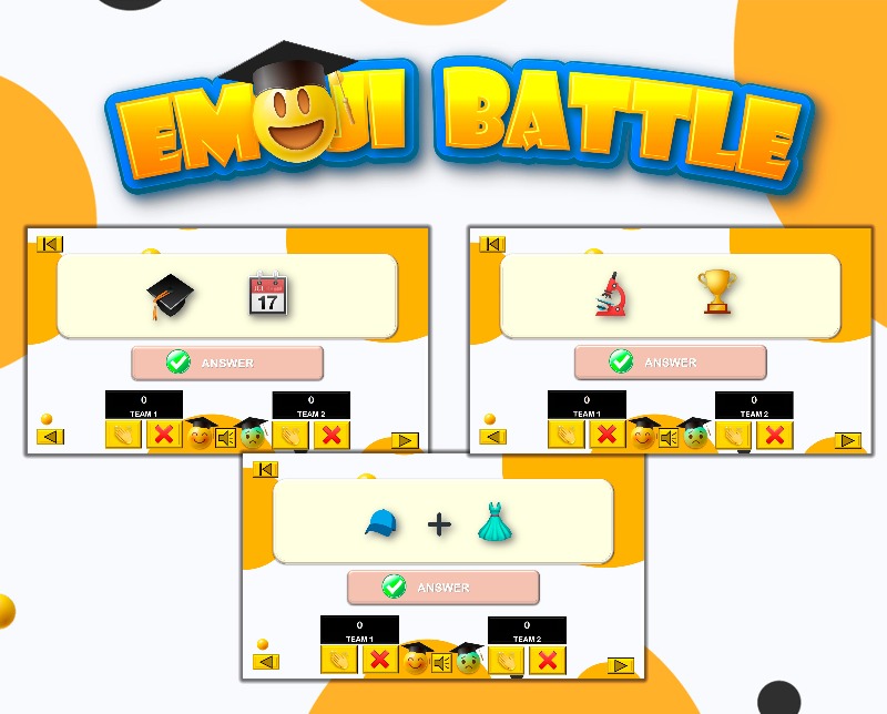 GRADUATION EMOJI GUESS GAME - The Game Room